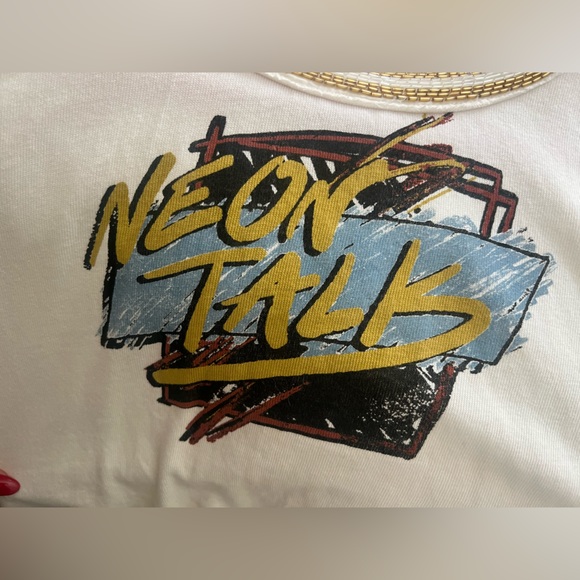 Neon Talk Beaded Top - Picture 3 of 7